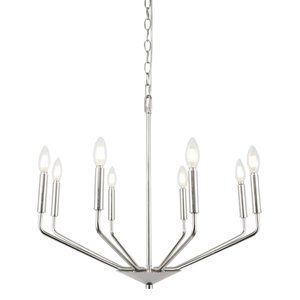 New in Box - Modern Chrome Chandelier